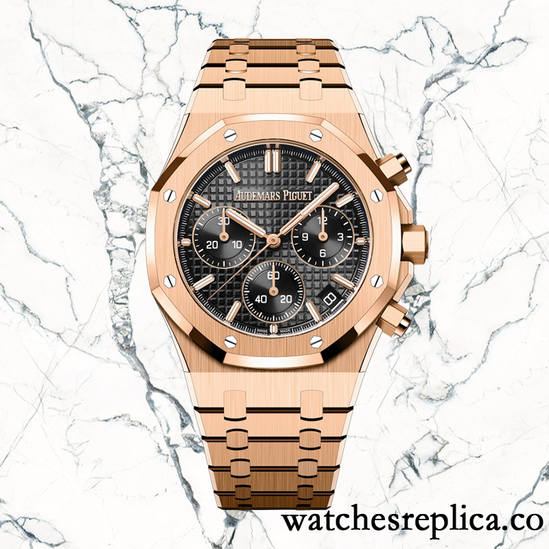 Replica Audemars Piguet Royal Oak 12mm 26240OR.OO.1320OR.02 Men's Black ...