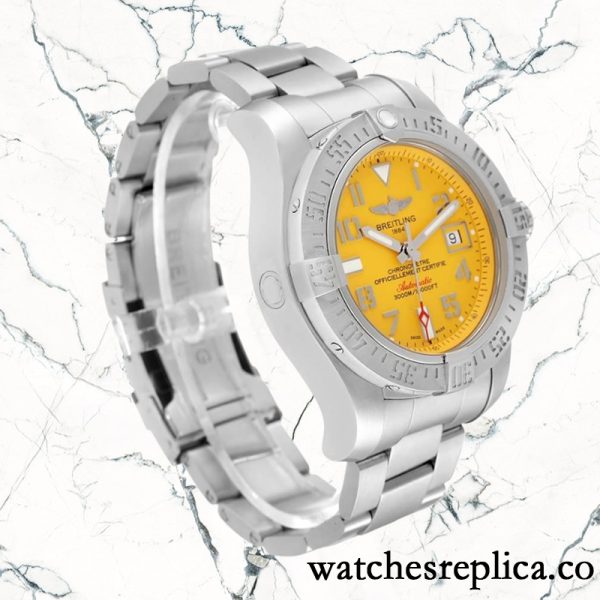 Breitling Avenger 46mm/44mm Men's A17331101I1A1 Yellow Dial Automatic - Image 4