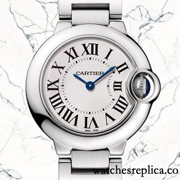 Cartier Ballon Bleu Ladies W69010Z4 Around 10mm Silver White Dial - Image 4