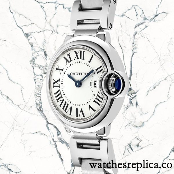 Cartier Ballon Bleu Ladies W69010Z4 Around 10mm Silver White Dial - Image 2