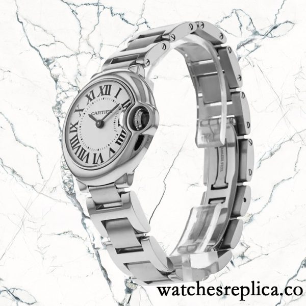 Cartier Ballon Bleu Ladies W69010Z4 Around 10mm Silver White Dial - Image 3