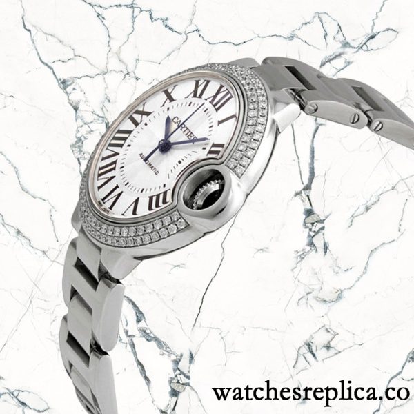 Cartier Ballon Bleu Around 10mm WE902065 Ladies Silver White Dial - Image 4