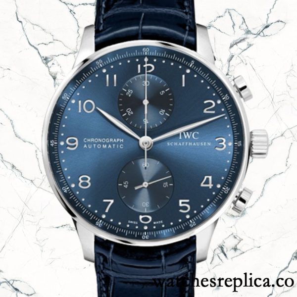 IWC Portuguese Chrono Men's IW371606 Around 13mm Automatic Blue Dial