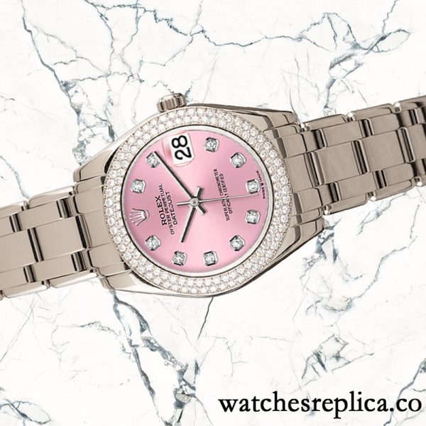 Rolex Pearlmaster 31mm Unisex 81339 Pink Dial Automatic - Image 3